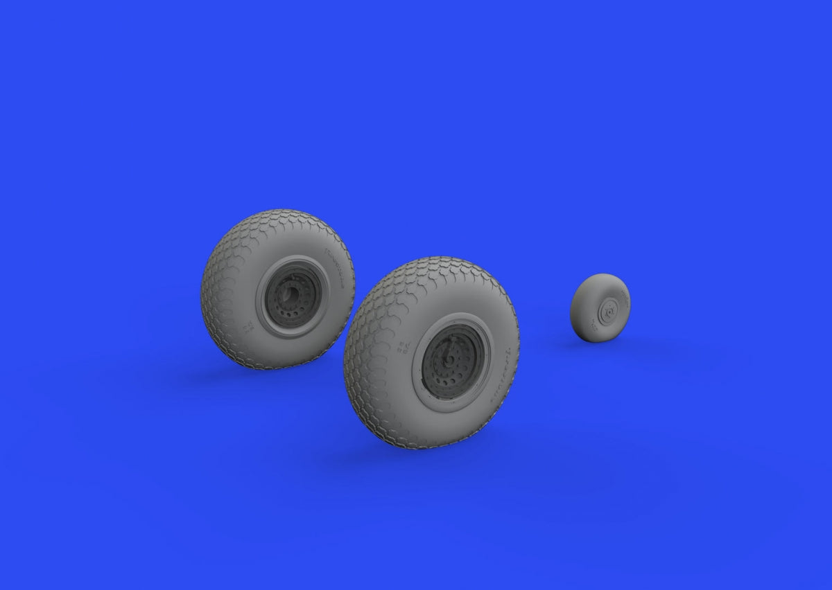 Eduard 6481024 B-17F wheels cross tread EDUARD 1/48 – imagen 2