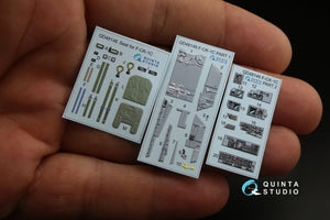 Quinta Studio QD48146 F-CK-1С 3D-Printed &amp;amp; coloured Interior on decal paper (for AFV club kit) 1/48 – zdjęcie 3