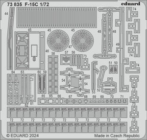 Eduard 73835 F-15C FINE MOLDS 1/72 – imagen 2