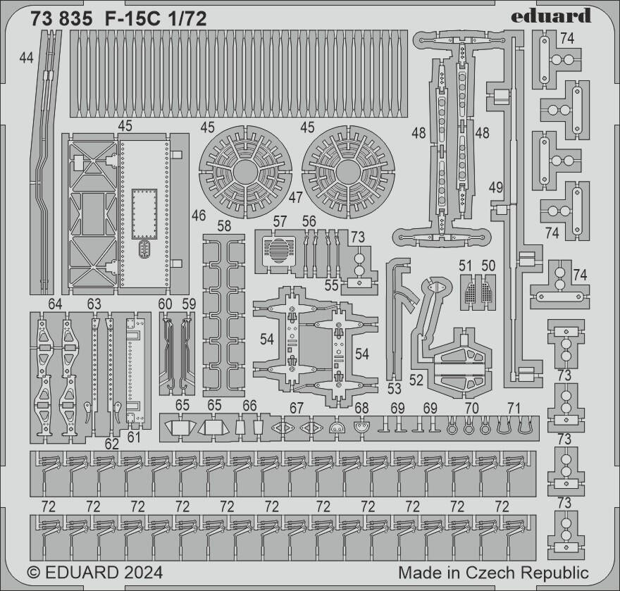 Eduard 73835 F-15C FINE MOLDS 1/72 – imagen 2