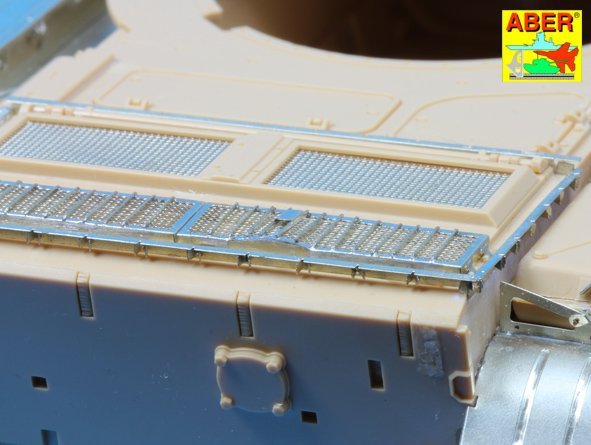 Aber 35G28 Grilles for Russian tank T-55 also Tiran 5 1/35 – Bild 8
