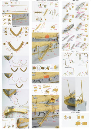 Pontos 35021F1 IJN Mikasa 1905 Detail Up Set 1/350 – imagen 7