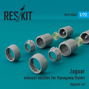 RESKIT RSU72-0026 Buses d&amp;#39;échappement Jaguar pour Hasegawa, Italleri 1/72