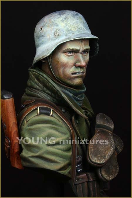 Young Miniatures YM1825 German Infantry Russian Front WWII 1/10 – imagen 9