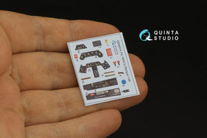 Quinta Studio QD48314 Fw 190A-3 3D-Printed &amp;amp; coloured Interior on decal paper (Tamiya) 1/48 – imagen 3