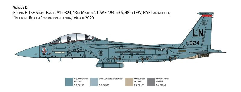 Italeri 2803 F-15E Strike Eagle 1/48 – Bild 6