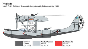 Italeri 0112 CANT Z.501 Gabbiano 1/72 – imagen 10