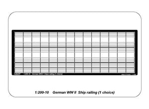 Aber 200-10 German WWII Ship railing (1st choise) 1/200 – Bild 5