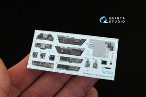 Intérieur imprimé en 3D et coloré sur papier décalcomanie Quinta Studio QD48049 F/A-18E (pour maquette Hasegawa) 1/48 – image 8