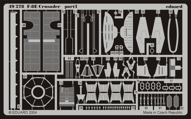 Eduard 49278 F-8E 1/48 Hasegawa – immagine 2