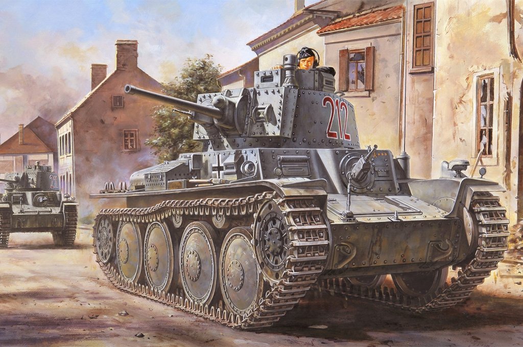 Hobby Boss 80141 German Panzer Kpfw.38(t) Ausf.B w/. Full Interior 1/35 – Bild 2