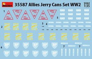 MiniArt 35587 ENSEMBLE DE BOÎTES DE JERRY ALLIÉES GUERRE MONDIALE 1/35 – image 3