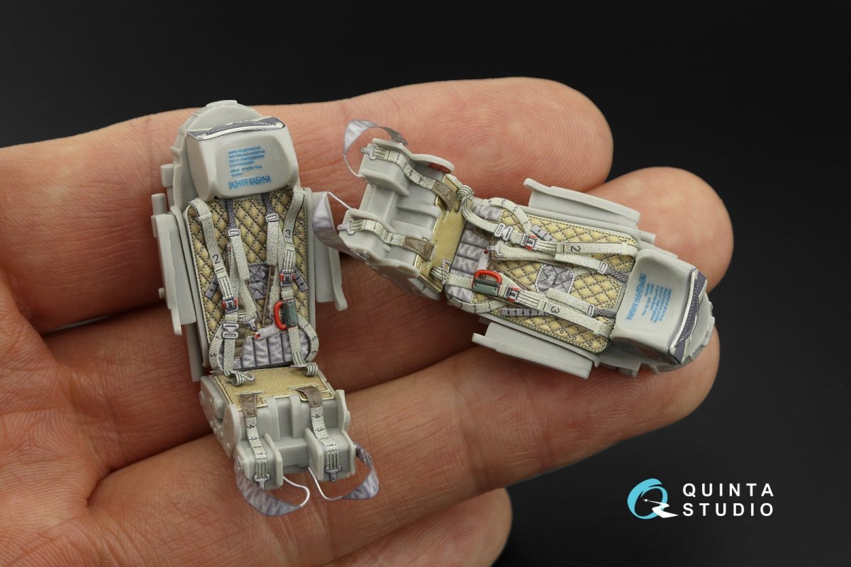 Quinta Studio QD32121 MiG-21UM 3D-Printed &amp;amp; coloured Interior on decal paper (Trumpeter) 1/32 – imagen 6
