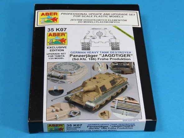 Aber 35K07 Panzerjäger Jagdtiger (Sd.Kfz.186) 1/35 – imagen 7