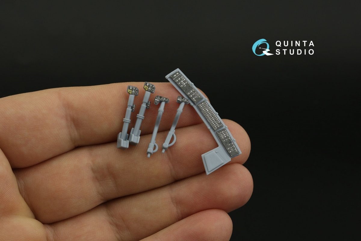 Quinta Studio QD35090 AH-64A 3D-Printed &amp;amp; coloured Interior on decal paper (Academy) 1/35 – imagen 5