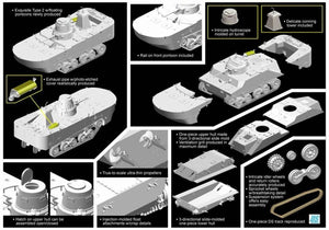 Dragon 7485 IJN Type 2 Ka-Mi w/Floating Pontoon Amphibious Tank 1/72 – imagen 2