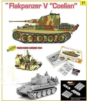 Cyber Hobby 9121 FLAKPANZER V COELIAN + PANZER RAIDERS 1/35 – imagen 2