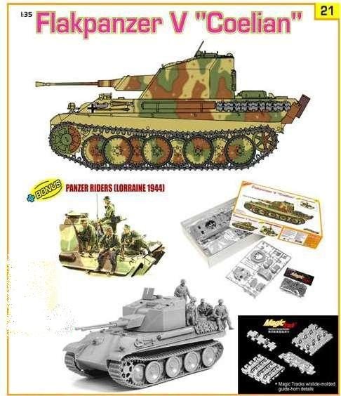 Cyber Hobby 9121 FLAKPANZER V COELIAN + PANZER RAIDERS 1/35 – imagen 2