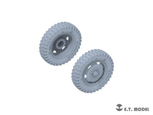 E.T. Model P35-137 WWII German Steyr Type1500A/1500A-1 Sagged wheels For TAMIYA Kit 1/35 – imagen 3
