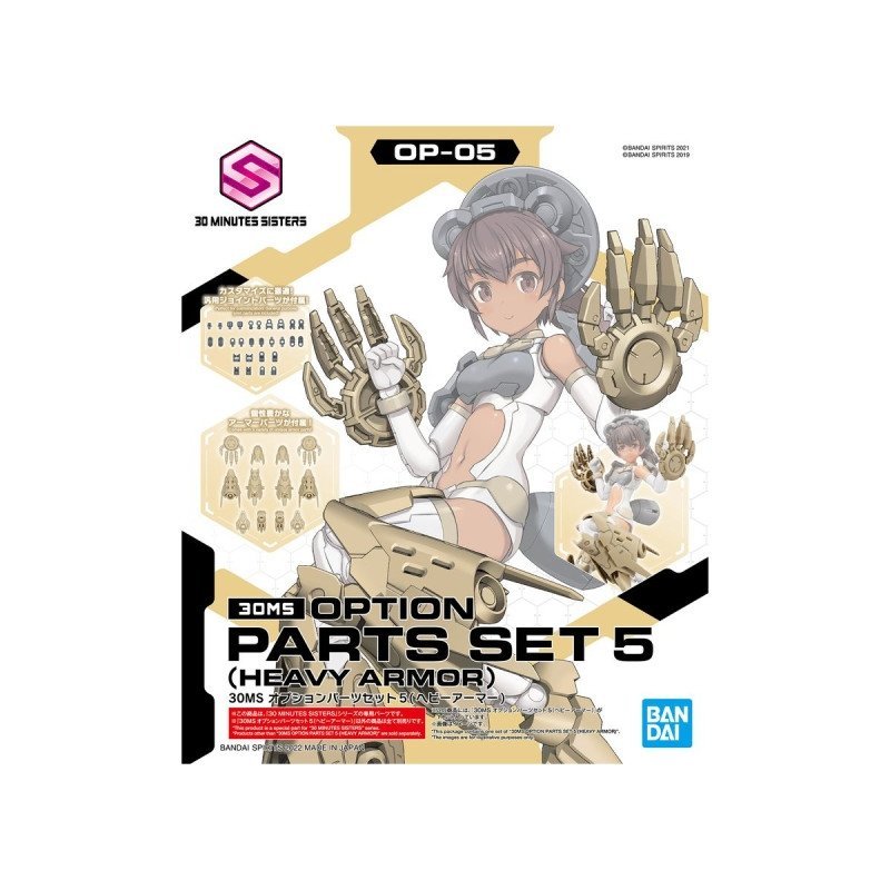 Bandai 62953 30MS ENSEMBLE DE PIÈCES OPTIONNELLES 5 (ARMURE LOURDE) GUN62953