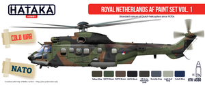 Hataka HTK-AS80 Royal Netherlands AF paint set vol. 1 8x17ml. – imagen 2