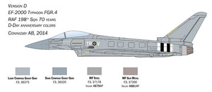 Italeri 1457 EF-2000 Typhoon In R.A.F. Service 1/72 – immagine 5