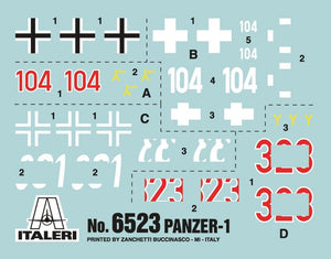Italeri 6523 Pz. Kpfw. I Ausf. B 1/35 – imagen 4