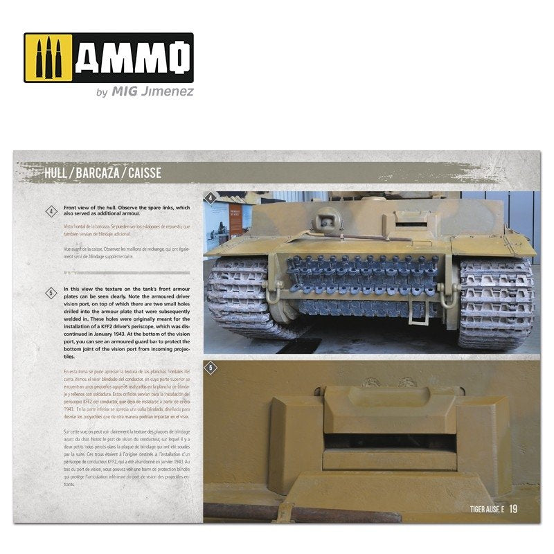 AMMO of Mig Jimenez 6024 Tiger Ausf.E – VISUAL MODELERS GUIDE (MULTILINGUAL) – imagen 3