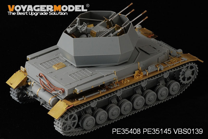 Voyager Model PE35408 WWII German Panzer IV ausf G 20mm Flakpanzer IV &amp;quot;Wirbelwind&amp;quot; For DRAGON 6342 1/35 – imagen 3