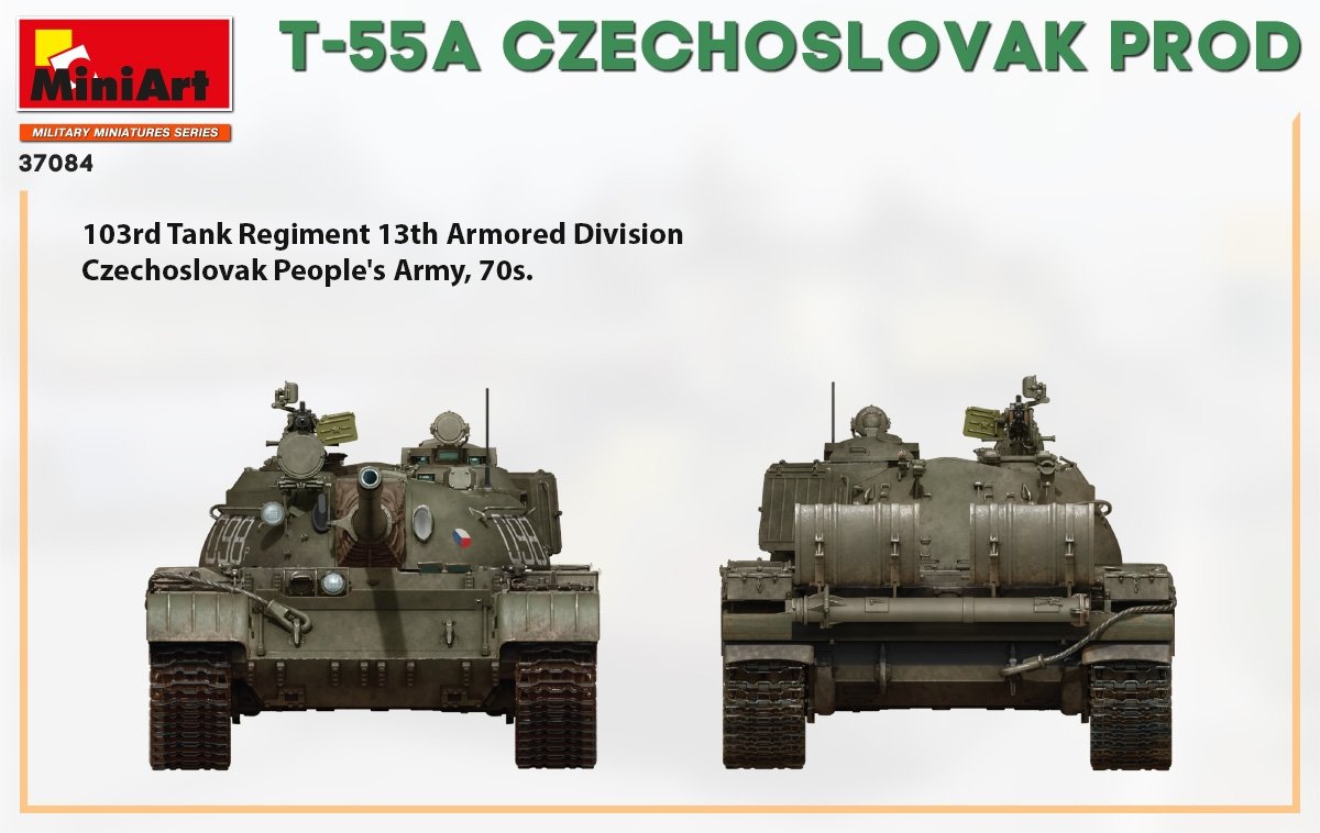 Miniart 37084 T-55A CZECHOSLOVAK PRODUCTION 1/35 – Bild 6