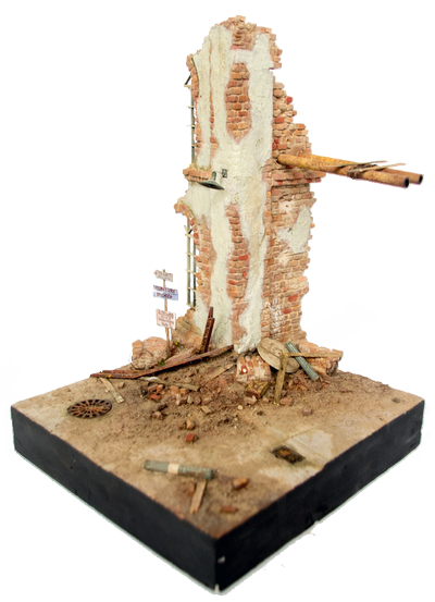 RT-Diorama 35301 Socle de diorama : Coin de Stalingrad 1/35 – image 3