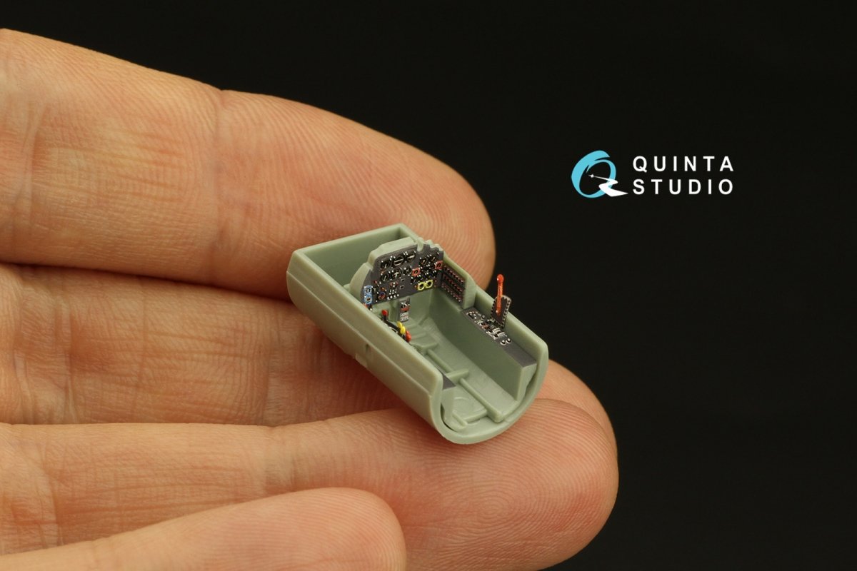 Quinta Studio QD72047 Me-262A 3D-Printed &amp;amp; coloured Interior on decal paper (Academy) 1/72 – imagen 6