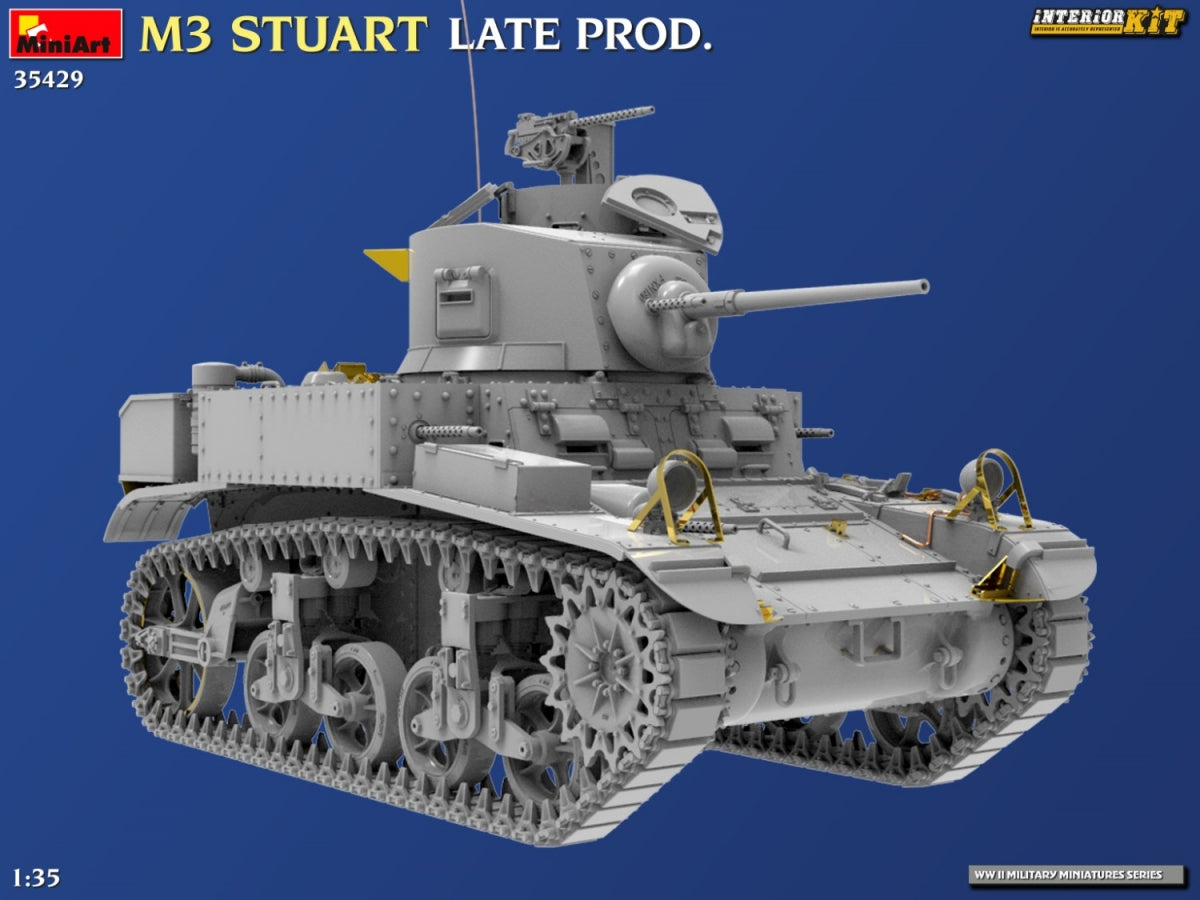 MiniArt 35429 M3 STUART LATE PROD. INTERIOR KIT 1/35 – immagine 2