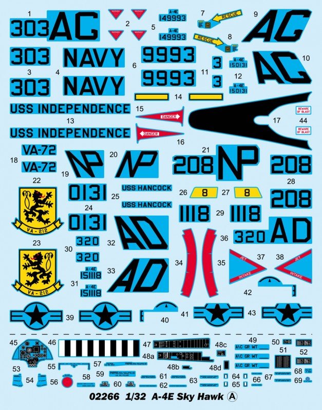 Trumpeter 02266 A-4E Sky Hawk 1/32 – imagen 17