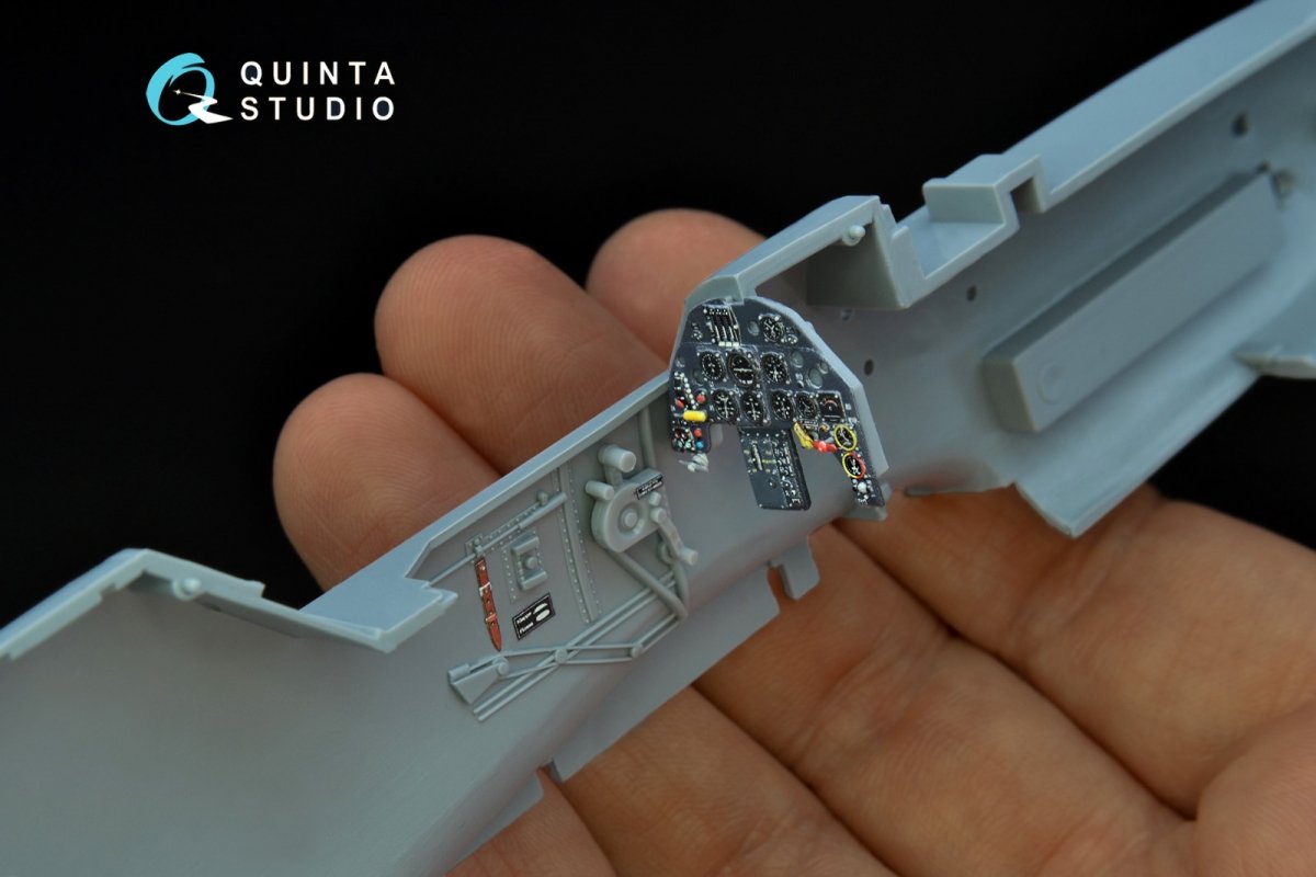 Quinta Studio QD32083 Bf 109G-2/G-4 3D-Printed &amp;amp; coloured Interior on decal paper (Hasegawa) 1/32 – imagen 12