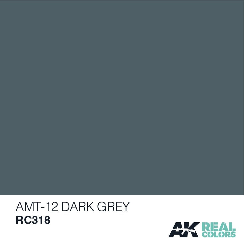 AK Interactive RC318 AMT-12 DARK GREY 10ML – Bild 2