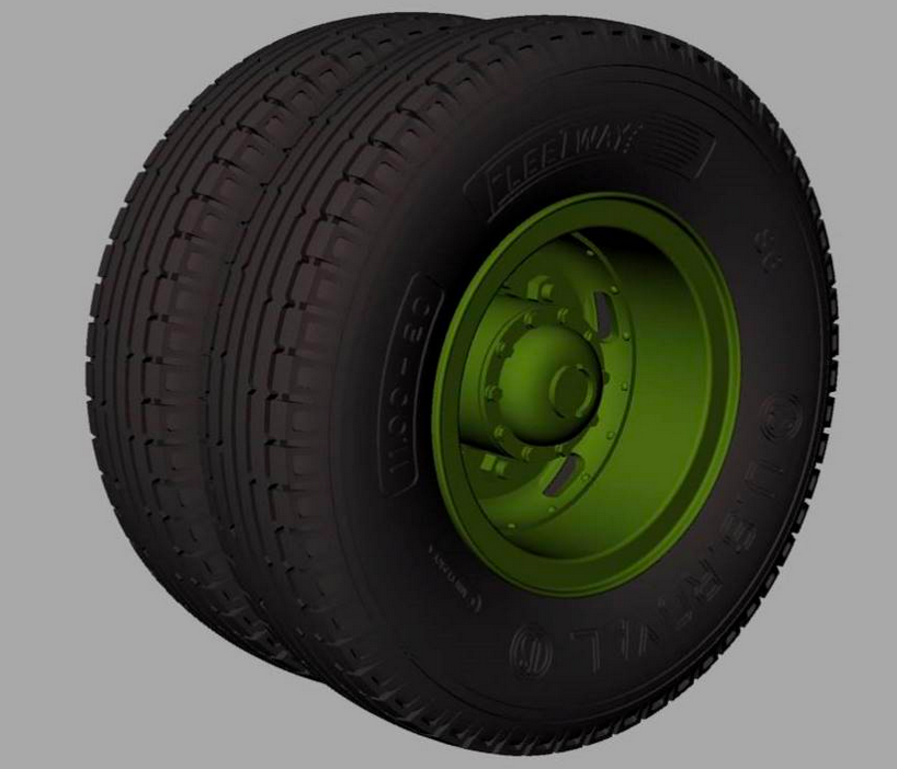 Panzer Art RE35-567 M54 Road wheels (US.Royal commercial pattern) 1/35 – imagen 2