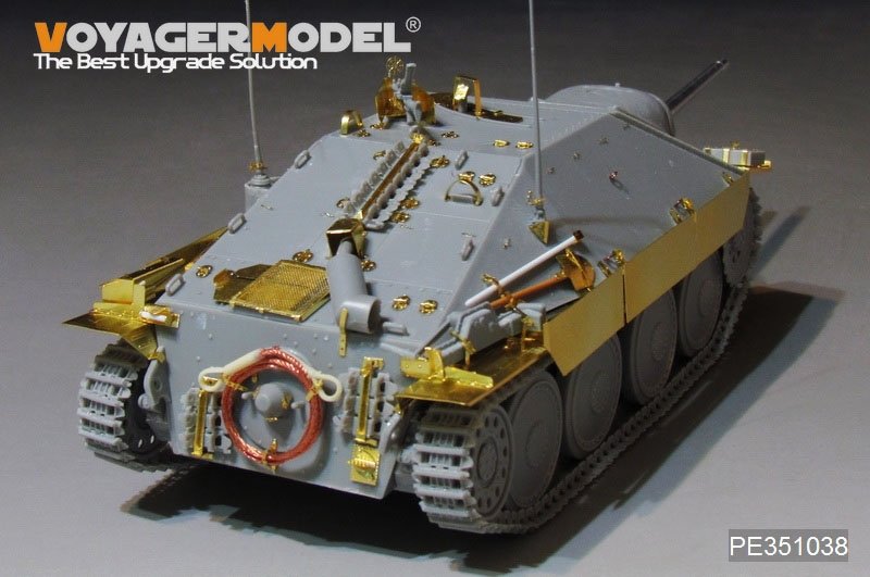 Voyager Model PE351038A WWII German Sd.Kfz.138/2 Hetzer Tank Destroyer Middle Version（B ver include Gun Barrel）（For DRAGON 6037 6066 9148）1/35 – imagen 3