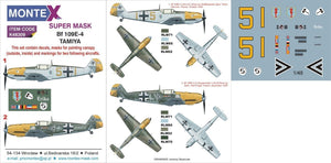 Montex K48309 Bf 109E-41 1/48