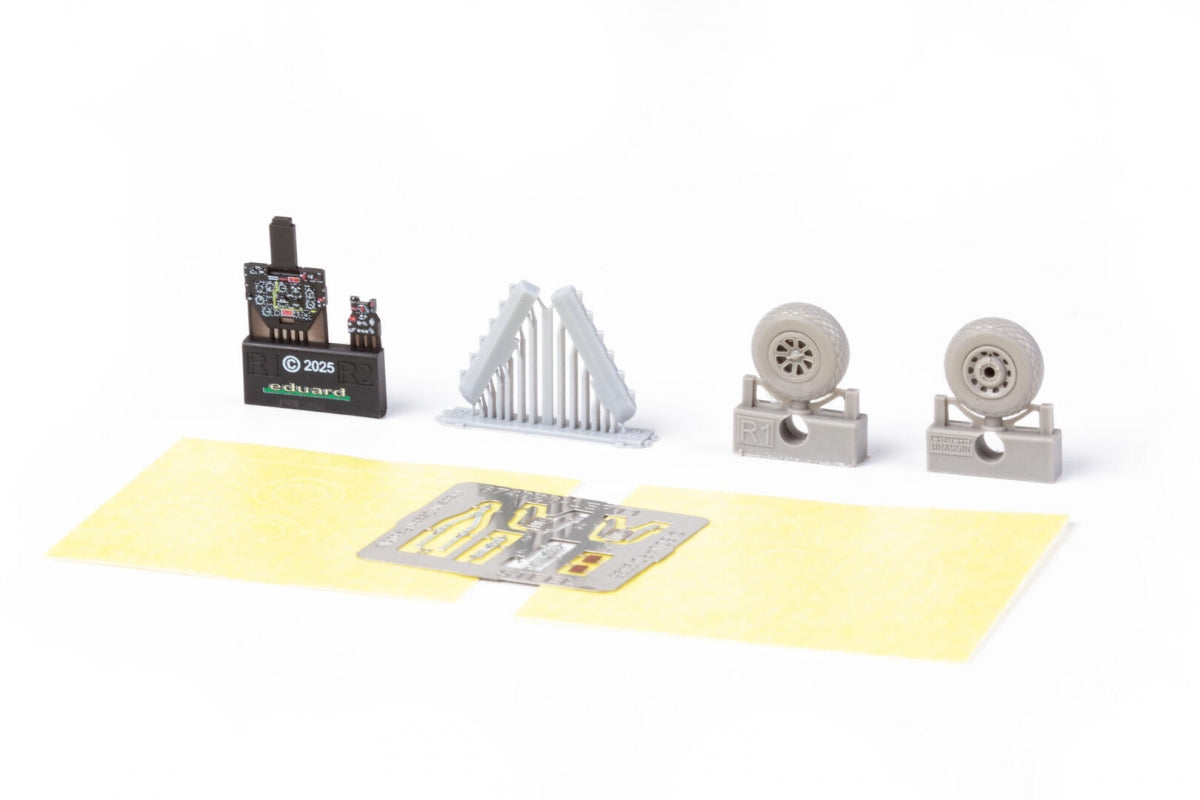 Eduard 674039 P-51D exhaust stacks w/ fairing LööKplus TAMIYA 1/72