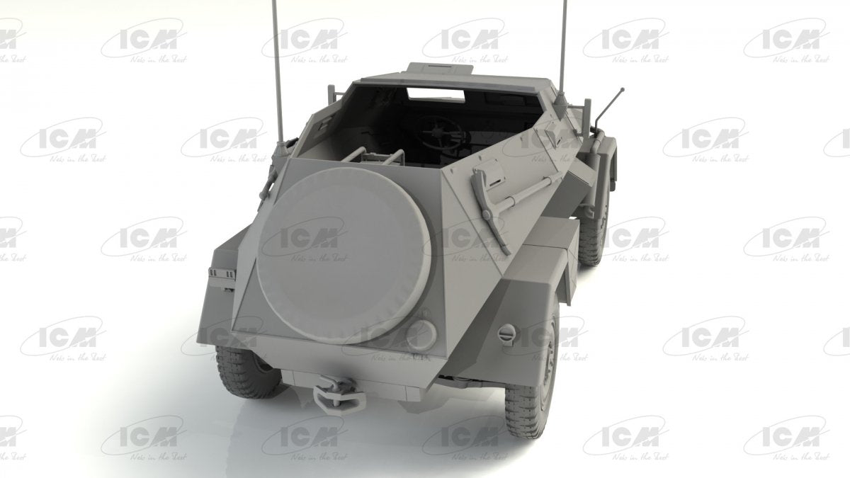 ICM 35110 Sd.Kfz. 247 Ausf.B, German Command Armoured Vehicle 1/35 – Bild 4