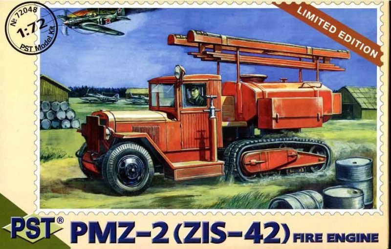 PST 72048 PMZ-2 (ZiS-42) Camion-citerne de pompiers 1/72