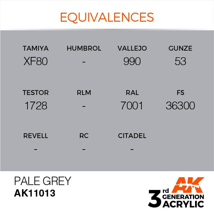 AK Interactive AK11013 Pale Grey 17ml – imagen 3