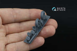 Quinta Studio QT48063 LaGG-3, MiG-3, La-5/La-7/La-9, Yak-7/Yak-9, I-185/250 Wheels (longitudinal tread) (all kits) 1/48 – imagen 5