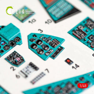 KELIK K48024 MI-24P INTERIOR 3D DECALS FOR ZVEZDA KIT 1/48 – immagine 3