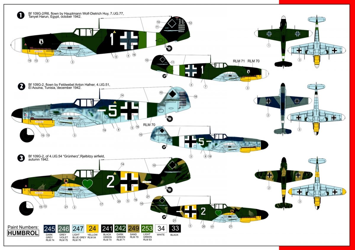 AZ Model AZ7466 Messerschmitt Bf-109G-2 Early Gustav 1/72 – imagen 2