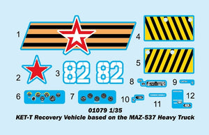 Trumpeter 01079 KET-T Recovery Vehicle Based on MAZ-537 Heavy Truck 1/35 – Bild 18