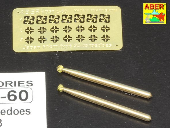 Aber 350L-60 Coffret de 6 torpilles japonaises 61 cm Type 93 (1/350) – image 4