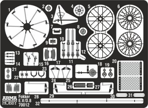 Arma Hobby 70012 Fokker E.V Expert Set 1/72 – Bild 5