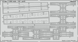 Eduard 32469 F-100C slats TRUMPETER 1/32 – imagen 2